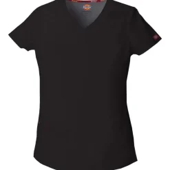 Dickies EDS Signature Scrub Tops*Women's Jr. Fit V-Neck Scrub Top