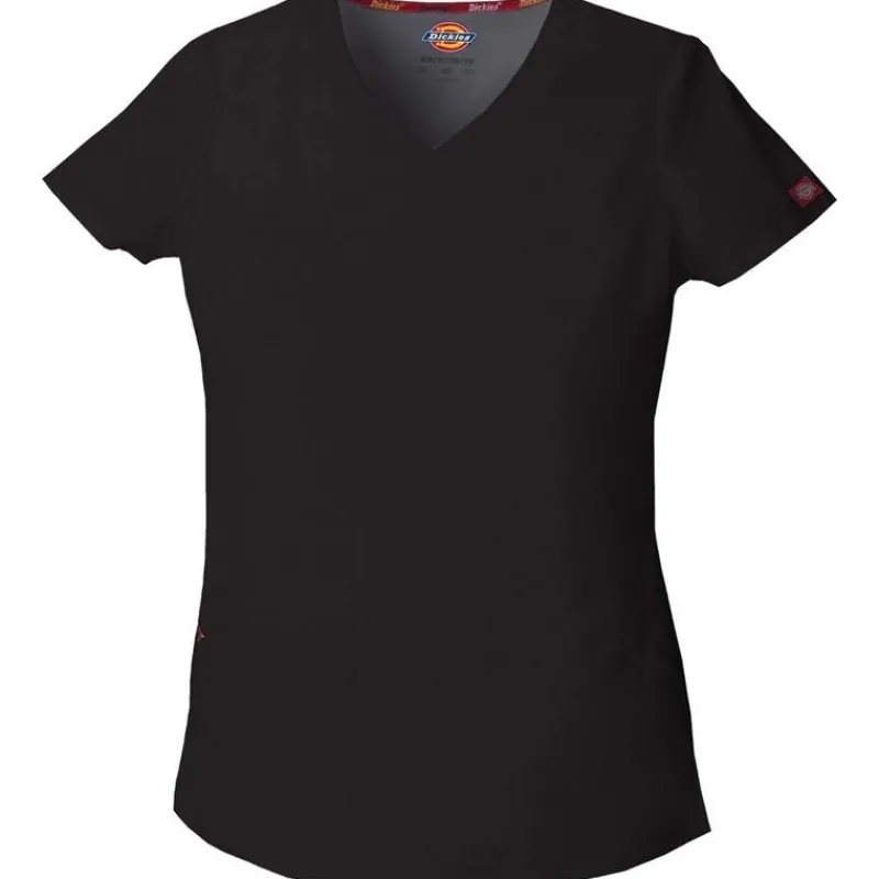 Dickies EDS Signature Scrub Tops*Women's Jr. Fit V-Neck Scrub Top