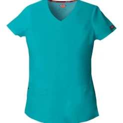 Dickies EDS Signature Scrub Tops*Women's Jr. Fit V-Neck Scrub Top