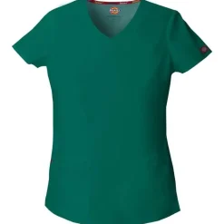 Dickies EDS Signature Scrub Tops*Women's Jr. Fit V-Neck Scrub Top