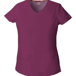 Dickies EDS Signature Scrub Tops*Women's Jr. Fit V-Neck Scrub Top