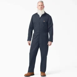 Dickies Coveralls*Men's 48611 Basic Long Sleeve Coveralls Dark Navy
