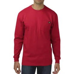 Dickies T-Shirts*Men's Long Sleeve Heavyweight Crew Neck T-Shirt
