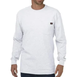 Dickies T-Shirts*Men's Long Sleeve Heavyweight Crew Neck T-Shirt