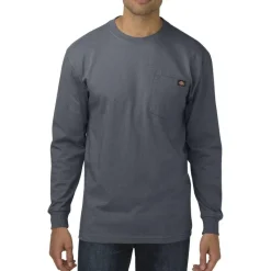 Dickies T-Shirts*Men's Long Sleeve Heavyweight Crew Neck T-Shirt