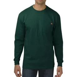 Dickies T-Shirts*Men's Long Sleeve Heavyweight Crew Neck T-Shirt