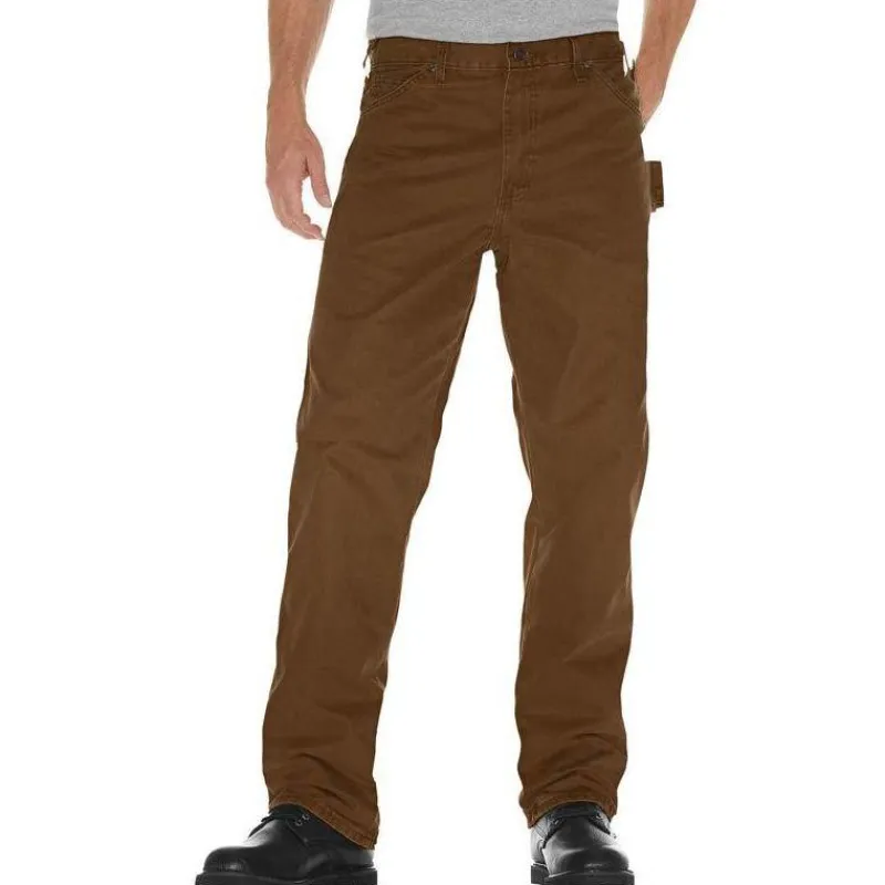Dickies Jeans*Men's Relaxed Fit Sanded Duck Carpenter Jeans