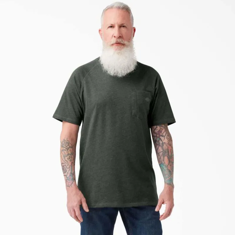 Dickies T-Shirts*Men's SS600 Cooling Short Sleeve Pocket T-Shirt