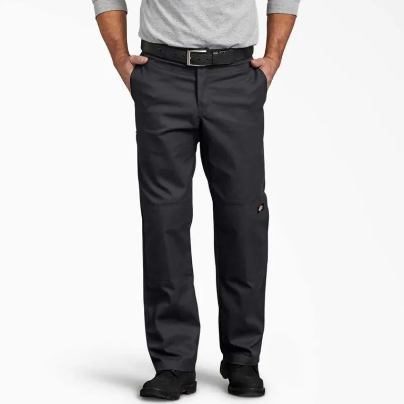 Dickies Work Pants*Men's WP882 Regular Straight Fit Double Knee Stretch Twill Work Pants