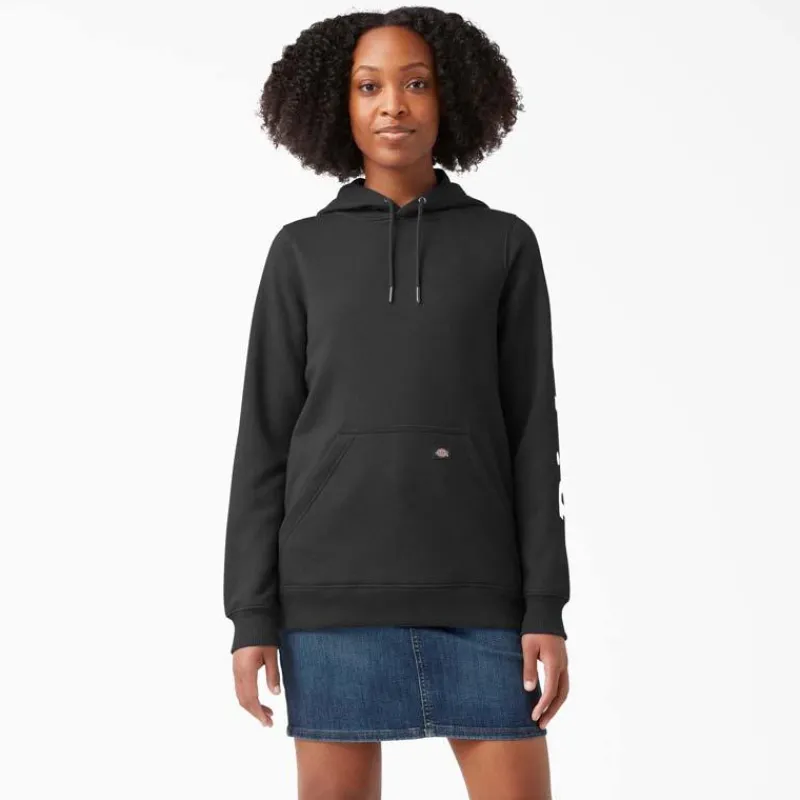 Dickies Hoodies | Outerwear*Womens Heavyweight Graphic Logo Sleeve Hoodie