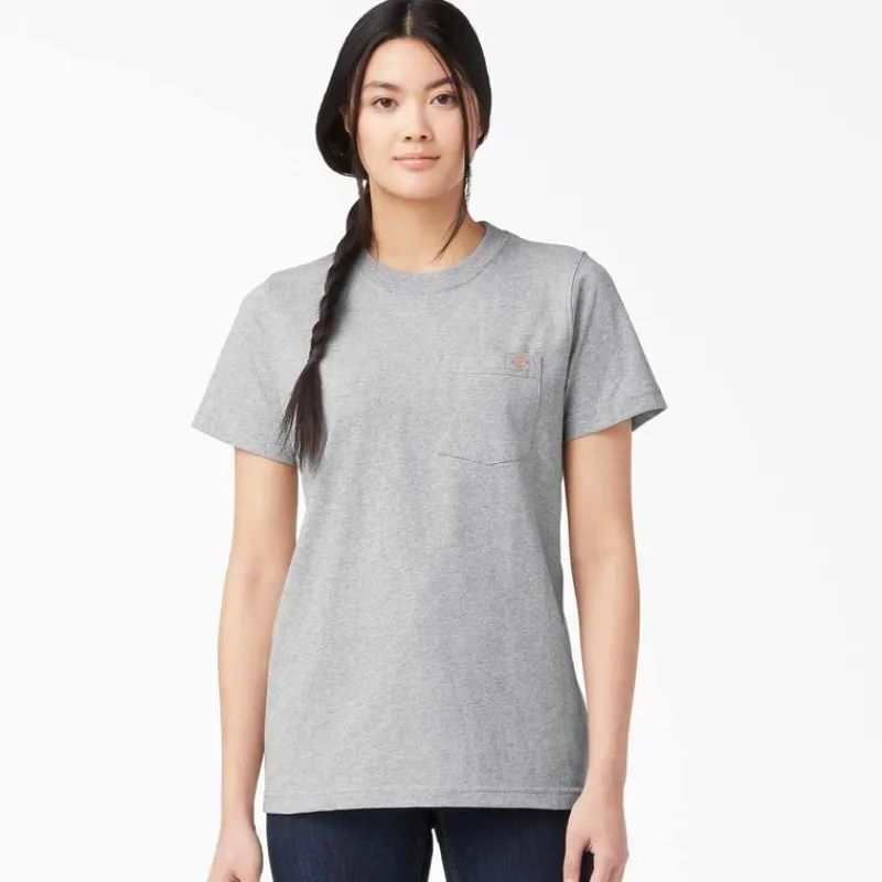 Dickies Shirts | T-Shirts*Women's Heavyweight Pocket T-shirt