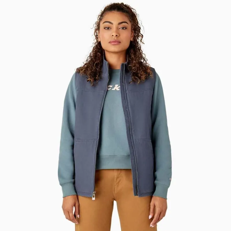 Dickies Vests | Outerwear*Women's Sherpa Lined Duck Vest