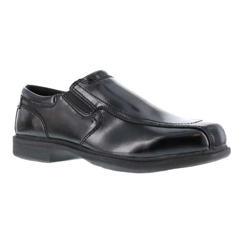 Florsheim Non-Slip Shoes | Slip-Ons*Work Men's Coronis Steel Toe EDS Slip On Work Shoe Black