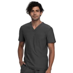 Form by Cherokee Scrub Tops*Men's V-Neck Scrub Top