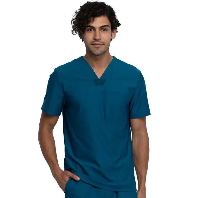 Form by Cherokee Scrub Tops*Men's V-Neck Scrub Top