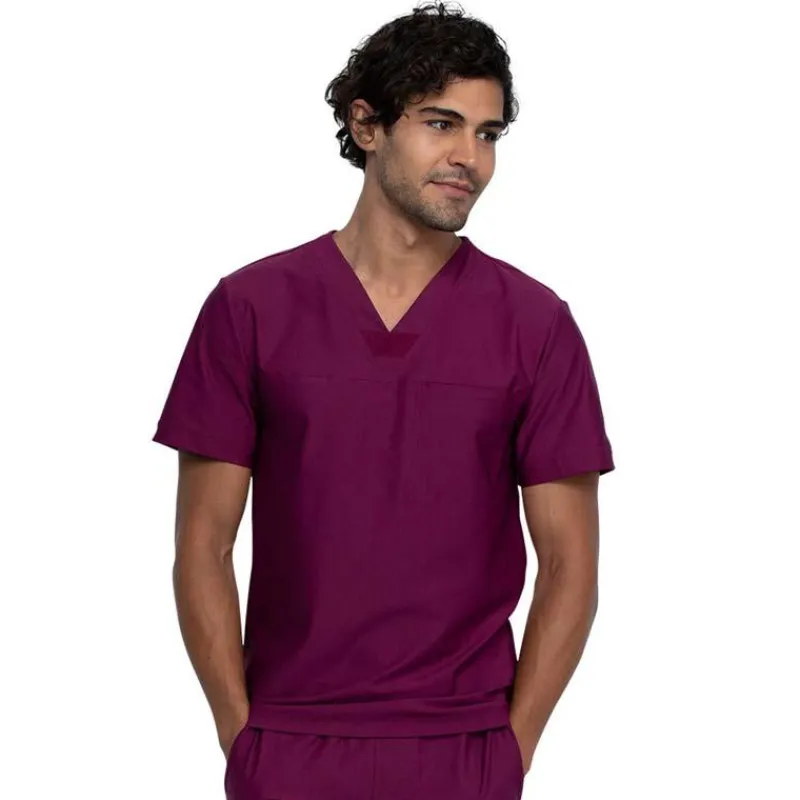 Form by Cherokee Scrub Tops*Men's V-Neck Scrub Top