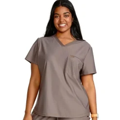 Form by Cherokee Scrub Tops*Women's Tuckable V-Neck Scrub Top