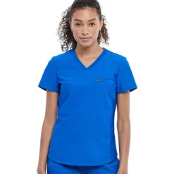 Form by Cherokee Scrub Tops*Women's Tuckable V-Neck Scrub Top
