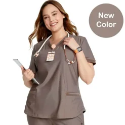 Form by Cherokee Scrub Tops*Women's V-Neck Scrub Top