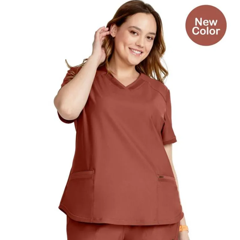 Form by Cherokee Scrub Tops*Women's V-Neck Scrub Top