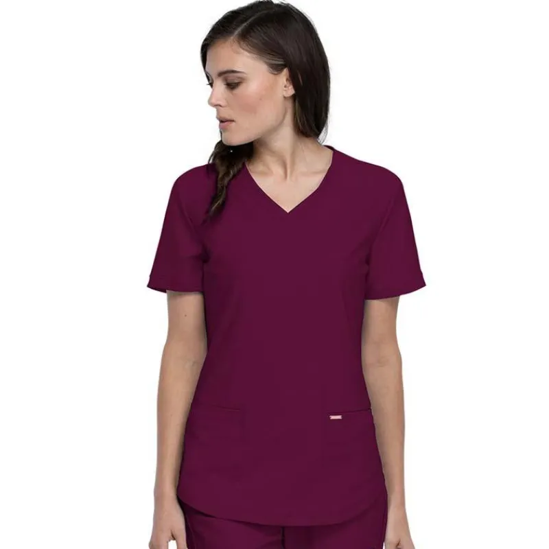 Form by Cherokee Scrub Tops*Women's V-Neck Scrub Top