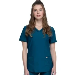 Form by Cherokee Scrub Tops*Women's V-Neck Scrub Top
