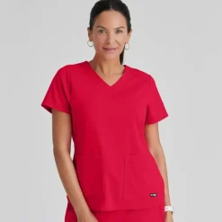 Grey's Anatomy Scrub Tops*+ Spandex Stretch Women's Emma Scrub Top