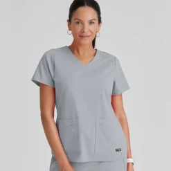 Grey's Anatomy Scrub Tops*+ Spandex Stretch Women's Emma Scrub Top