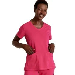 Grey's Anatomy Scrub Tops*+ Spandex Stretch Women's Serena V-Neck Scrub Top