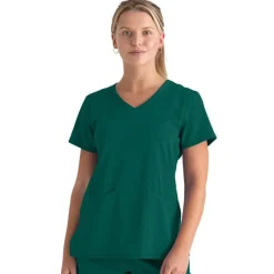 Grey's Anatomy Scrub Tops*+ Spandex Stretch Women's Serena V-Neck Scrub Top