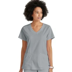 Grey's Anatomy Scrub Tops*+ Spandex Stretch Women's Serena V-Neck Scrub Top