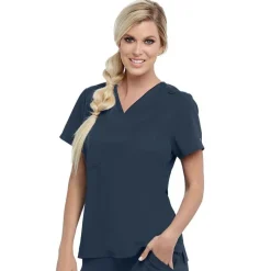 Grey's Anatomy Active Scrub Tops*+ Spandex Stretch Women's Bree Tuck-In Scrub Top