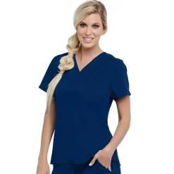 Grey's Anatomy Active Scrub Tops*+ Spandex Stretch Women's Bree Tuck-In Scrub Top