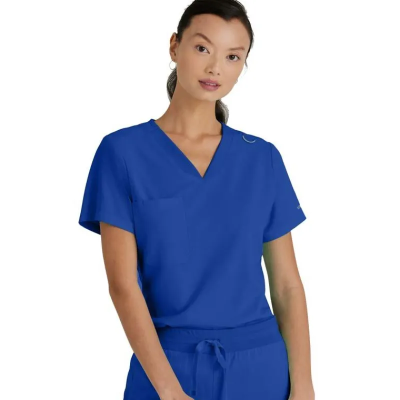 Grey's Anatomy Active Scrub Tops*+ Spandex Stretch Women's Bree Tuck-In Scrub Top
