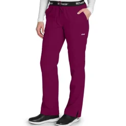Grey's Anatomy Active Scrub Pants*Women's 3 Pocket Logo Waistband Scrub Pants-Tall