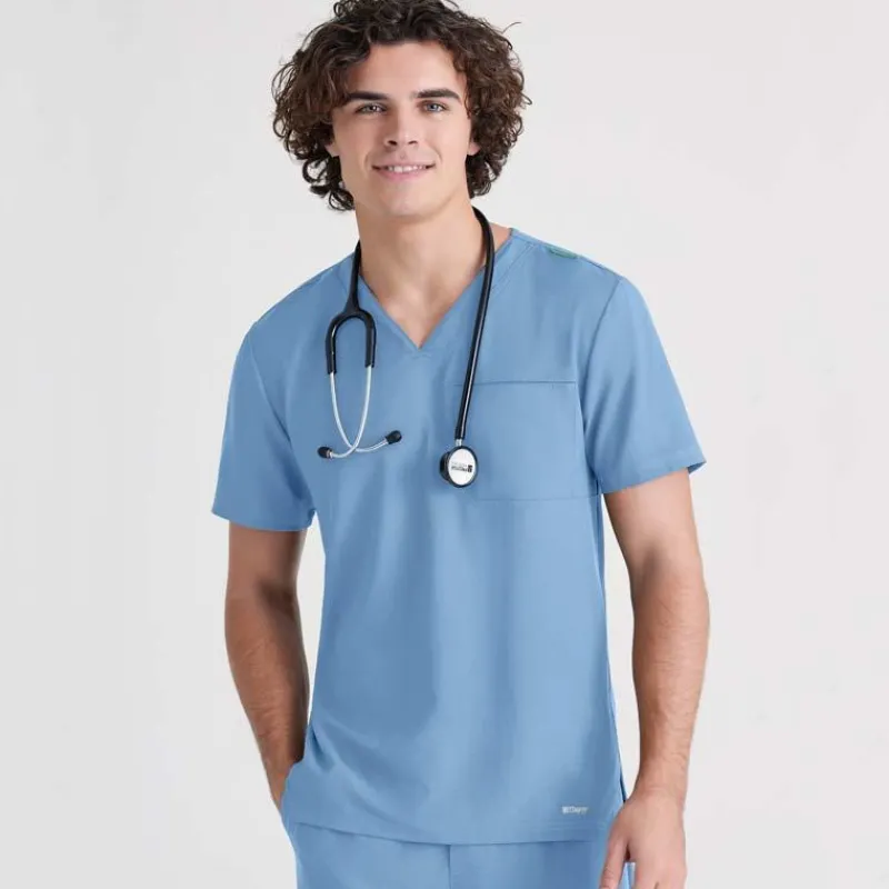 Grey's Anatomy Evolve Scrub Tops*Men's V-Neck Journey Scrub Top