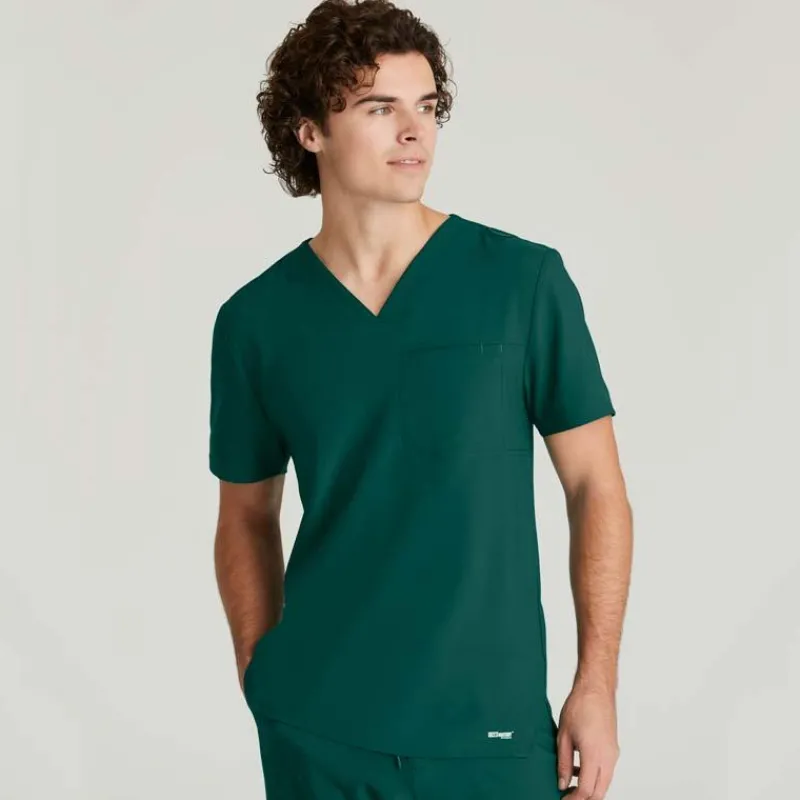Grey's Anatomy Evolve Scrub Tops*Men's V-Neck Journey Scrub Top