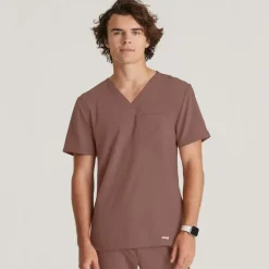 Grey's Anatomy Evolve Scrub Tops*Men's V-Neck Journey Scrub Top
