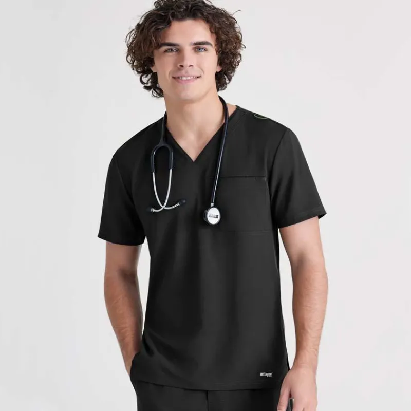 Grey's Anatomy Evolve Scrub Tops*Men's V-Neck Journey Scrub Top