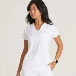 Grey's Anatomy Evolve Scrub Tops*Women's Banded V-Neck Scrub Top