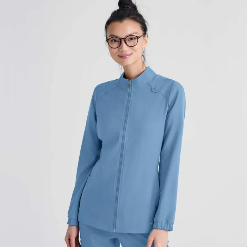 Grey's Anatomy Evolve Lab Coats & Jackets*Women's Virtue Zip Up Scrub Jacket
