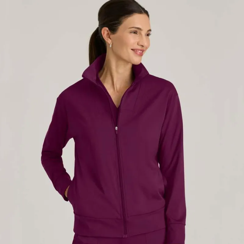 Grey's Anatomy Knits Lab Coats & Jackets*Grey's Anatomy Knit Stretch Women's Ease Warm-Up Jacket