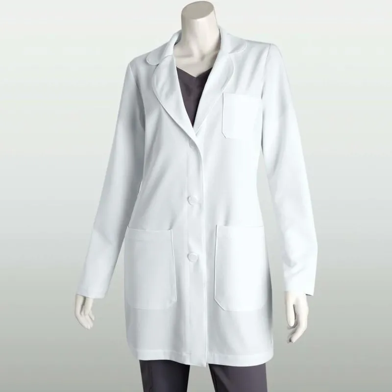 Grey's Anatomy Signature Lab Coats & Jackets*Women's 32-Inch Stretch 3 Pocket Lab Coat White