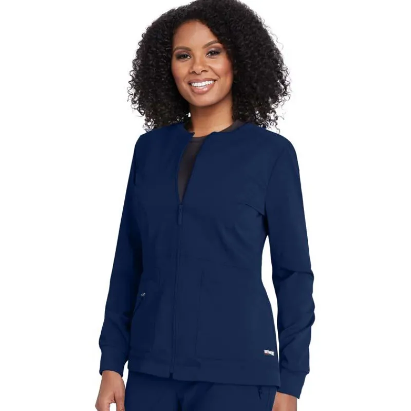 Grey's Anatomy Lab Coats & Jackets*+Spandex Stretch Women's Millie Scrub Jacket