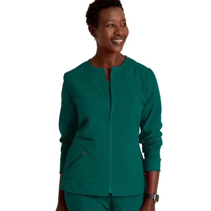 Grey's Anatomy Lab Coats & Jackets*+Spandex Stretch Women's Millie Scrub Jacket