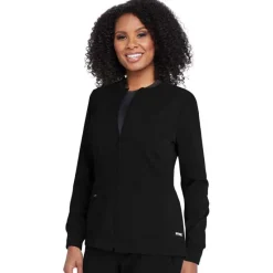 Grey's Anatomy Lab Coats & Jackets*+Spandex Stretch Women's Millie Scrub Jacket