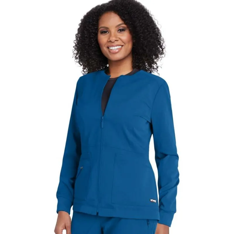 Grey's Anatomy Lab Coats & Jackets*+Spandex Stretch Women's Millie Scrub Jacket