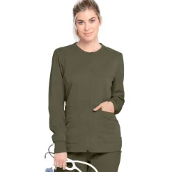 Grey's Anatomy Lab Coats & Jackets*+Spandex Stretch Women's Millie Scrub Jacket