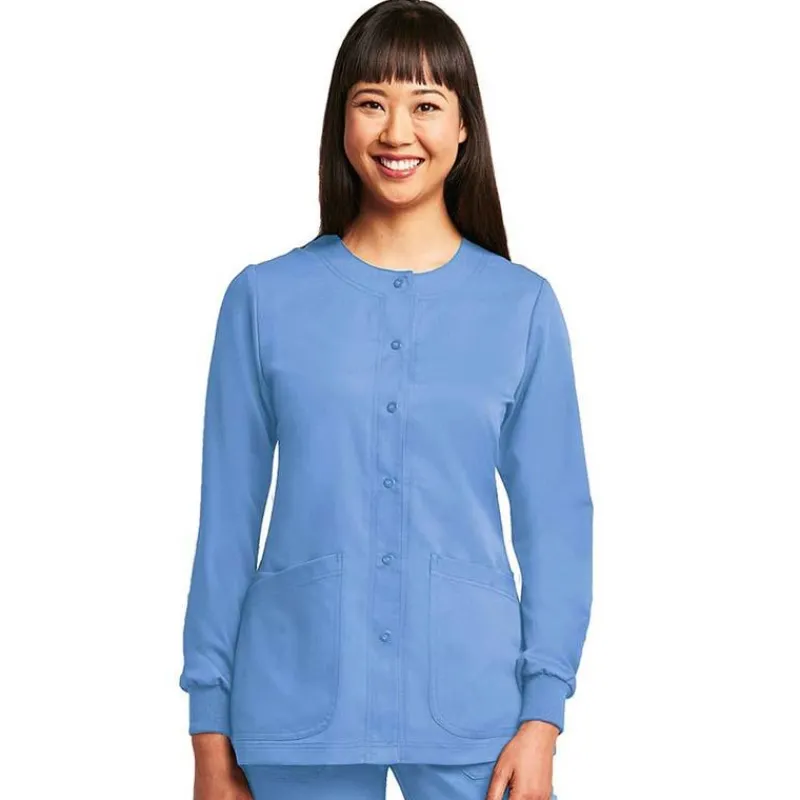 Grey's Anatomy Lab Coats & Jackets*Women's Jr. Fit 4 Pocket Warm Up Scrub Jacket