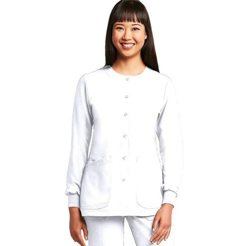 Grey's Anatomy Lab Coats & Jackets*Women's Jr. Fit 4 Pocket Warm Up Scrub Jacket